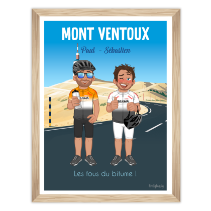 Affiche personnalisée | Cycliste