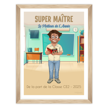 Affiche personnalisée | Maître