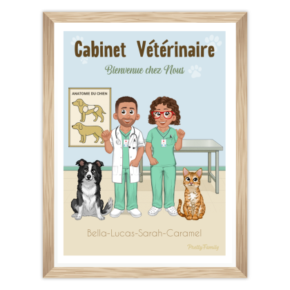 Affiche personnalisée | Vétérinaire