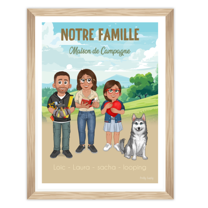 Portrait de Famille à la Campagne