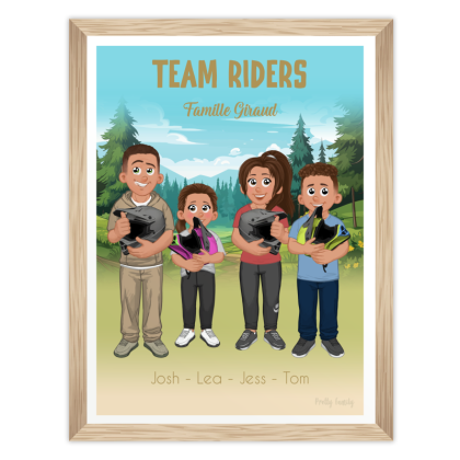 Poster di famiglia RIDERS