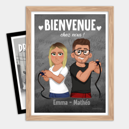 Affiche Bienvenue chez les Geek