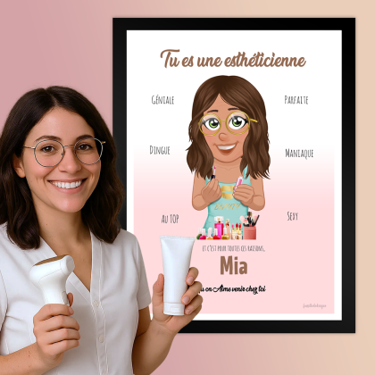 Affiche métier | esthéticienne