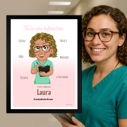 Affiche métier | infirmière