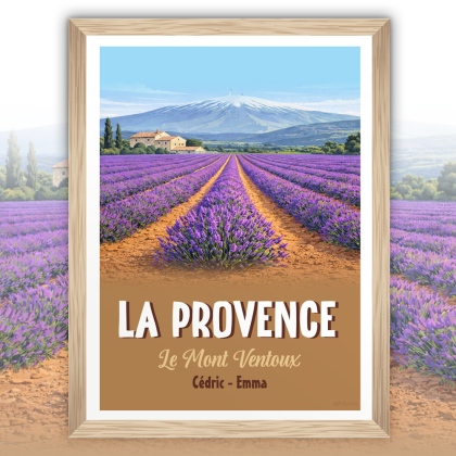 Affiche personnalisée | Provence Lavande