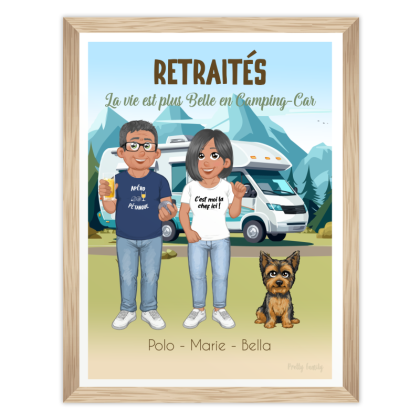 Affiche Retraite | CAMPING CAR