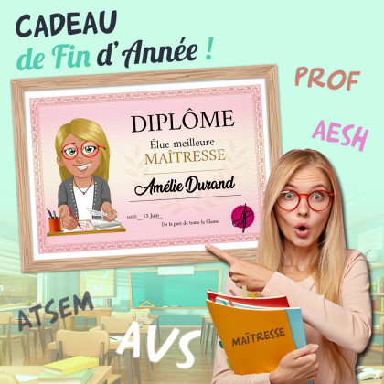 Diplôme Meilleure Maîtresse