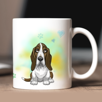 Dog mug | Basset-hound