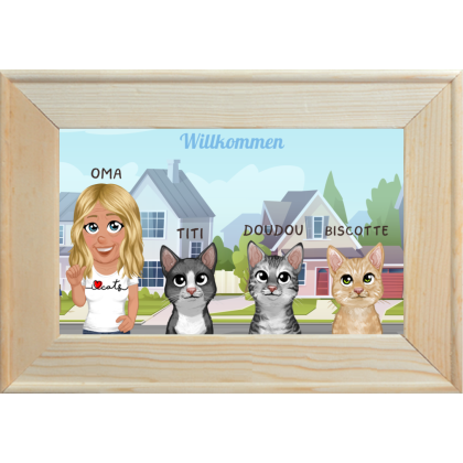 Familienporträt | Oma und ihre Tiere