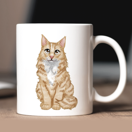 Mug chat |  Maine Coon 