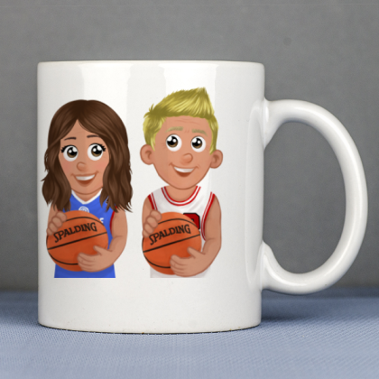 Mug Duo Basket - 2 Avatars