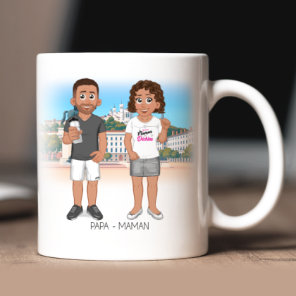 Mug Noël cadeau famille