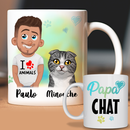 Mug prénom personnalisé 1 avatar