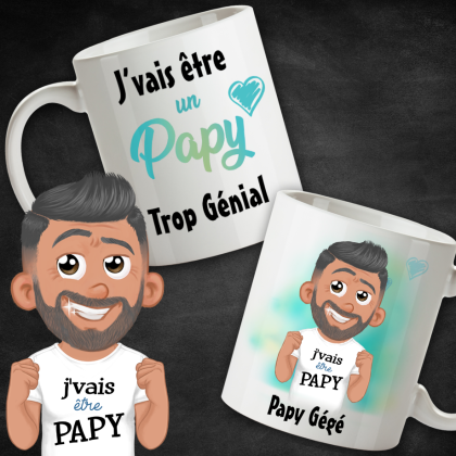Mug papy - Je vais être Papy - 1 Avatar