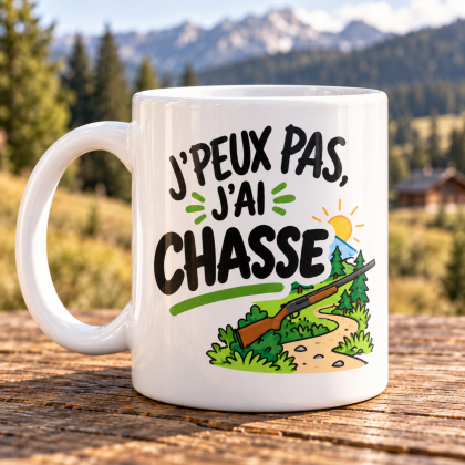 Mug personnalisé CHASSE