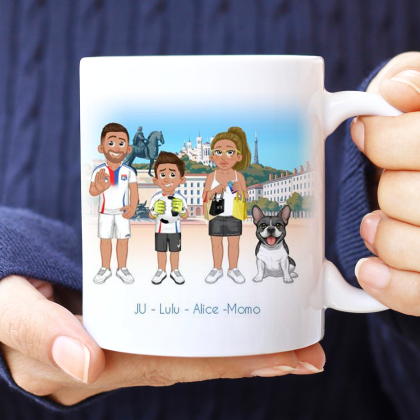 Mug personnalisé Lyon | les Lyonnais