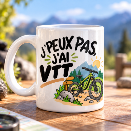 Mug personnalisé VTT