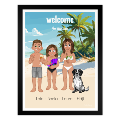 Personalised Family Print – Welcome to Our Home
