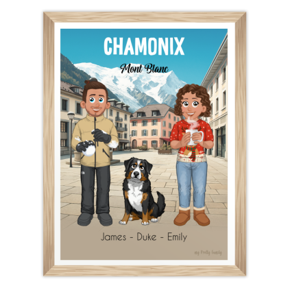 Personalisierte Chamonix-Mont-Blanc-Poster
