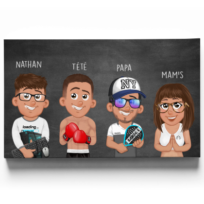 portrait de famille | TOILE