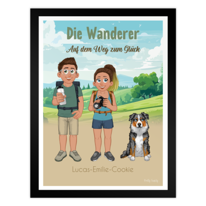 Poster Familienporträt | WANDERUNG