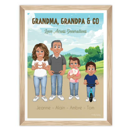 Poster | Grandma, Grandpa & Family