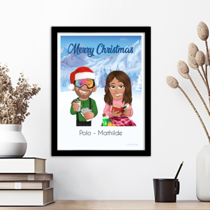 Poster Merry Christmas Couple