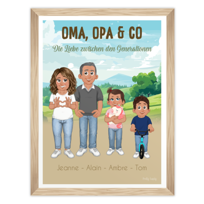 Poster | Oma, Opa & Familie