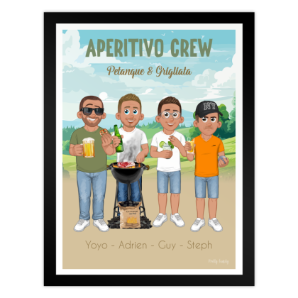 Poster personalizzato – APERITIVO CREW