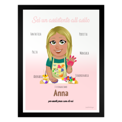 Poster professione Assistente all’infanzia