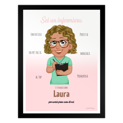 Poster professione infermiera
