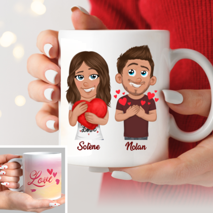Tazza San Valentino personalizzata