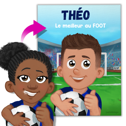 Toile personnalisée XXL Enfant Foot