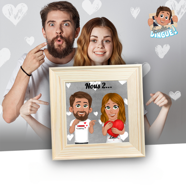 Cadeau Mug personnalisé pour Couples et Amoureux, Prénom, dessin, photo,  texte personnalisable 🤍 Made in France