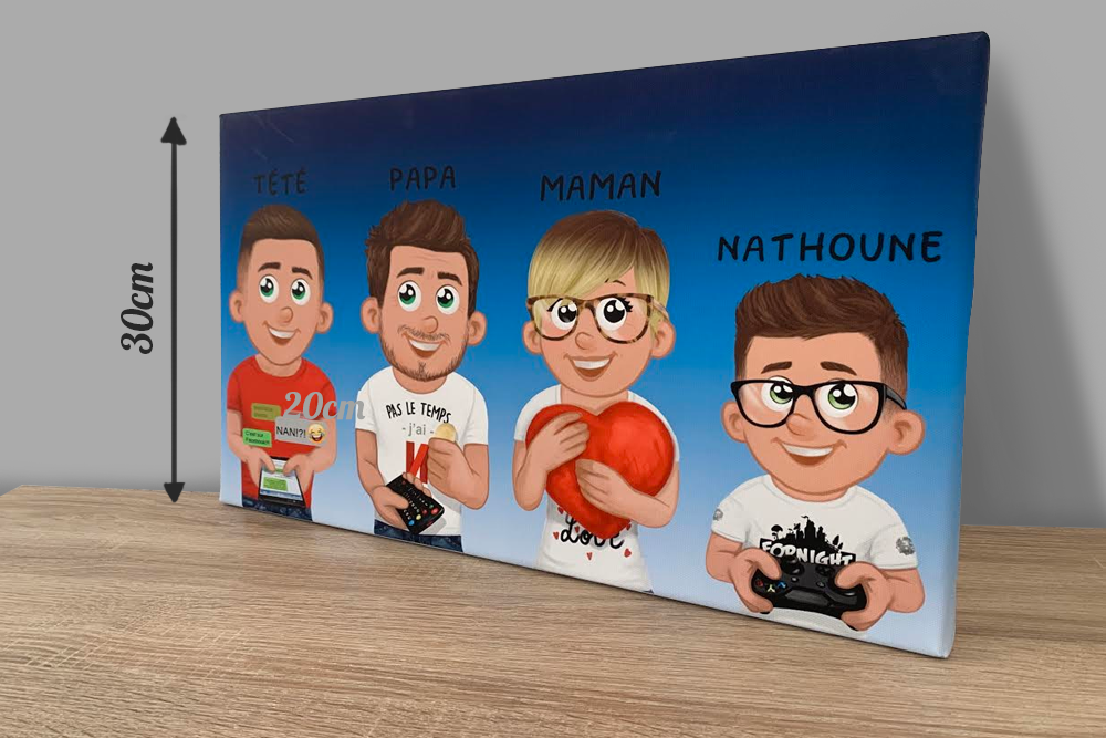 déco noël personnalisée famille