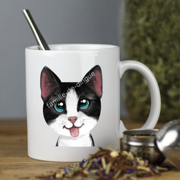 mug chat personnalisé