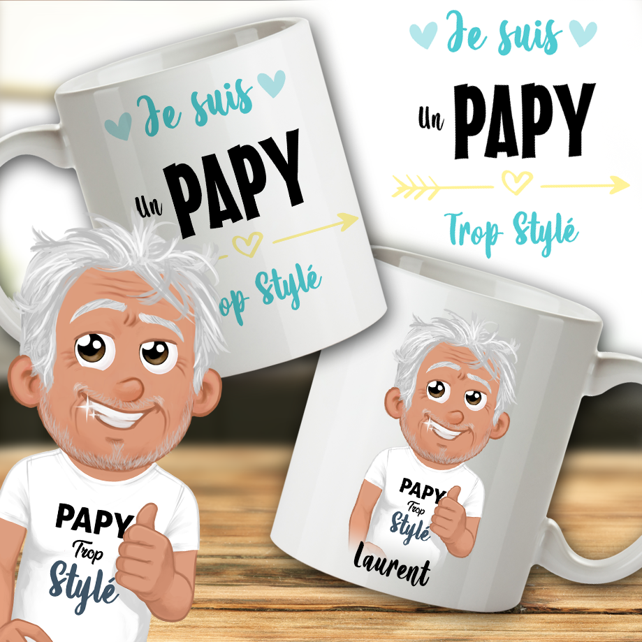 Mug Papy trop stylé