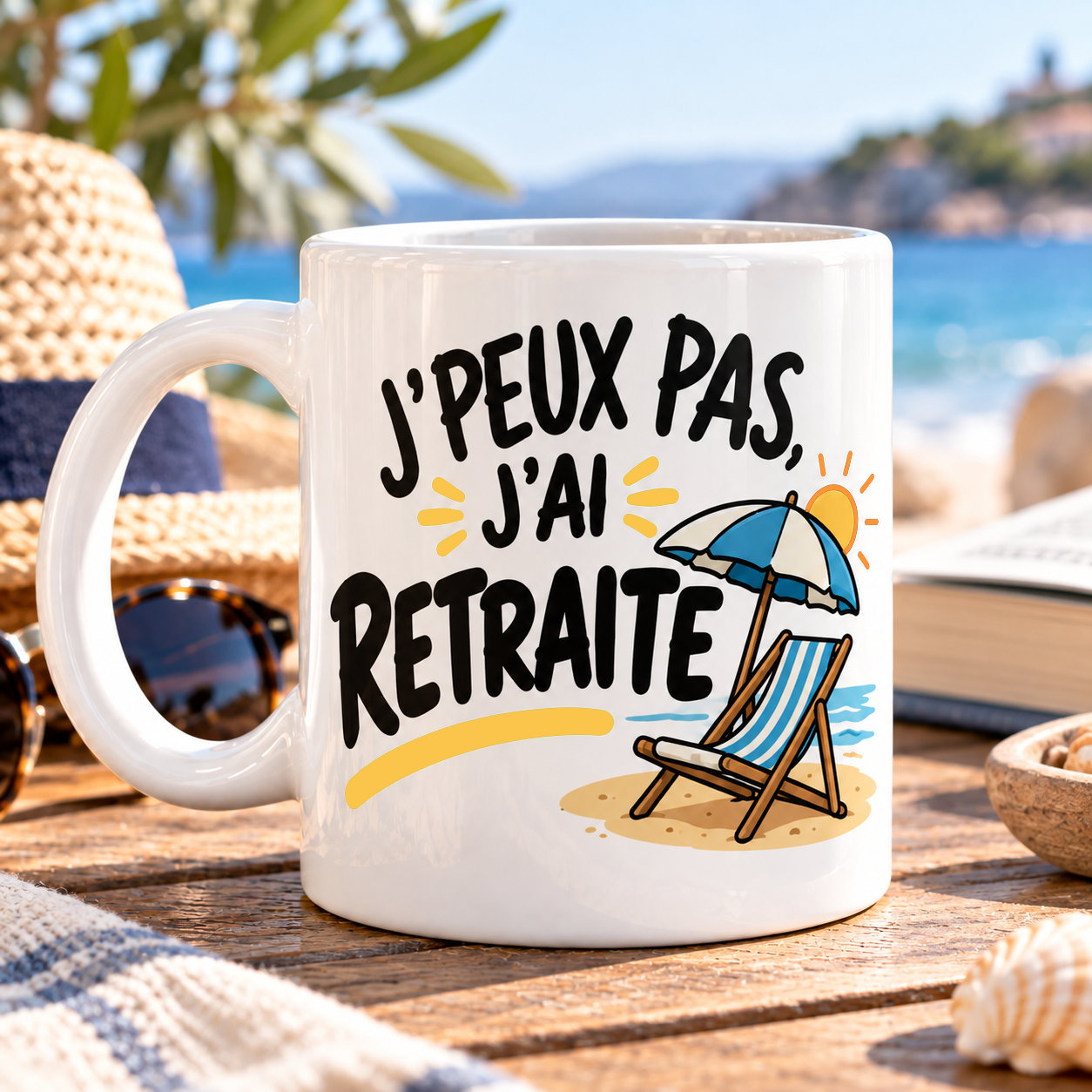 J’peux pas, j’ai retraite : le mug à personnaliser