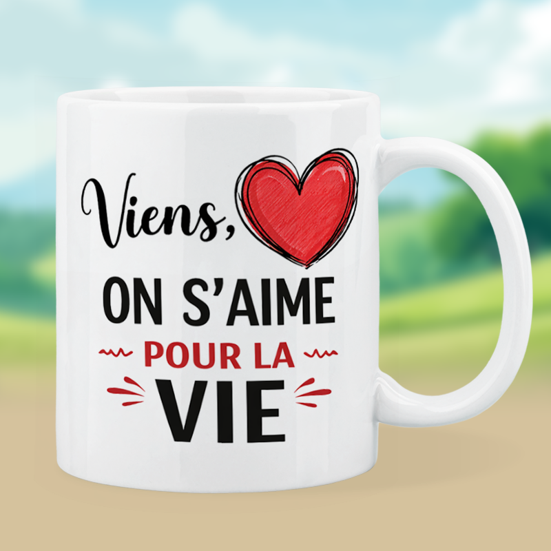 mug tasse pour la saint valentin