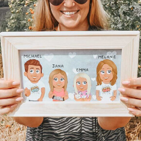 Famille testeuse et compagnie: Family Prints - Mon cadre à empreintes - de  Baby Art